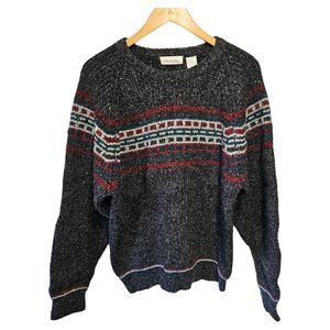 Vintage Brian MacNeil Knit Sweater‎ Wool Blend Large Tall
